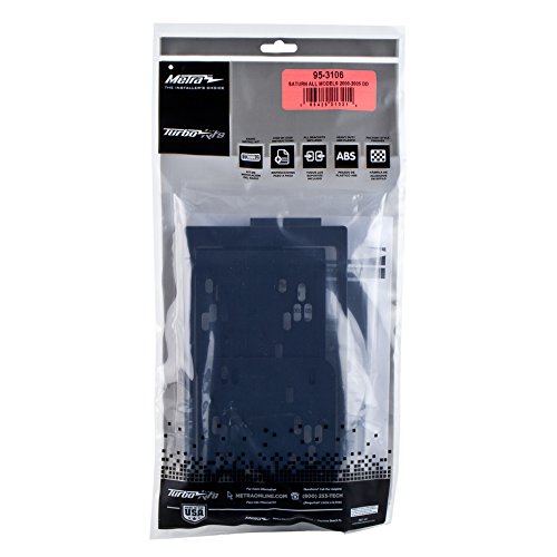 Metra 95-3106 Double DIN Stereo Dash Kit + Harness for Select 2000-2005 Saturn