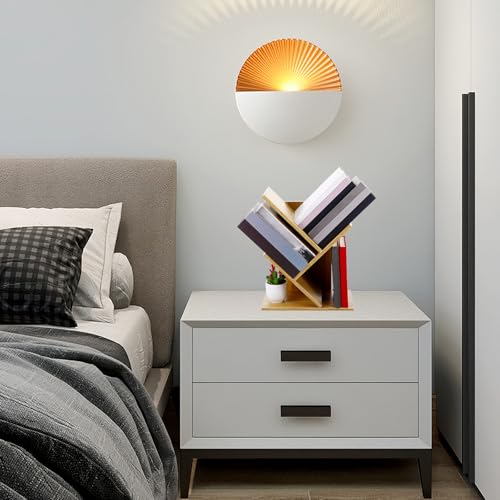 Estantería de libros de madera con dispositivo antivuelco de 3 capas 8