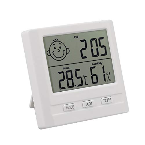 Digital Thermometer Hygrometer Accurate Indoor Temperature and Humidity Meter for Home Office Comfort Children's Room