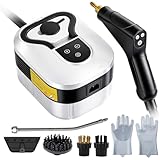2500W Steam Cleaner for Home & Car, 15s Heat-Up Handheld Steamer for Cleaning,...