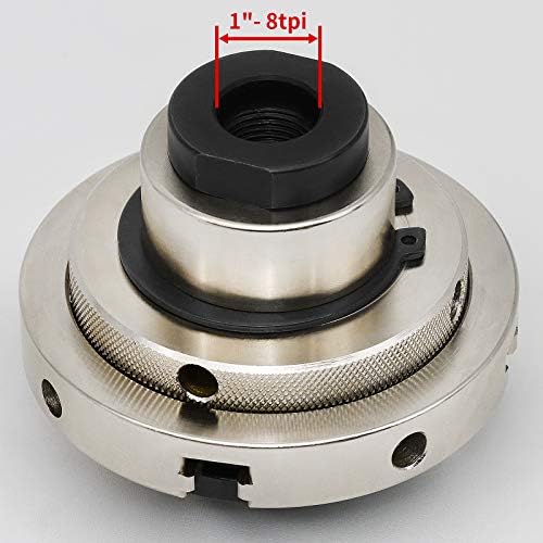 Wood Lathe Chuck 4 Jaw Chuck 4-Inch Lathe Chucks for Woodturning 1Inch X 8Tpi Thread Lathe Chucks for Nova
