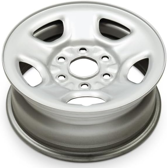 New 16x6.5 inch OEM Direct Replacement Steel Wheel - Recond for 2003-2005 Chevrolet Astro 6-139.7mm Silver 16 in Rim 9595393