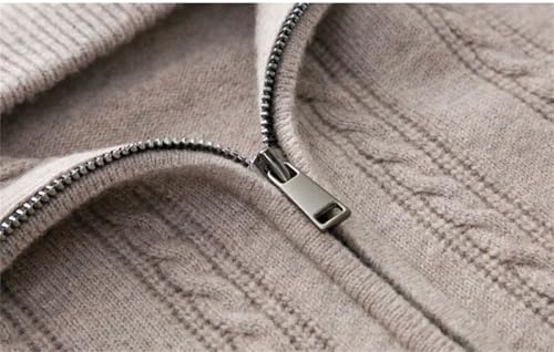 Dcvmvmn Men's Cashmere Vest Plus Size Zipper Knitted Sleeveless Cardigan Business Casual Outfits For Men4