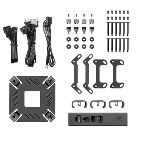 Image of Proteus 360 Liquid Cooler, 360mm, PWM Pump, 2500-3600RPM, Hign Customizable Segment LCD Screen, 30mm Performance Fans, Magnetic Metal Pump Cap, Black
