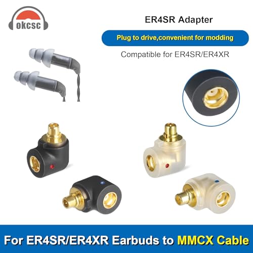 Adaptateur de câble MMCX compatible avec la série Etymotic ER4XR