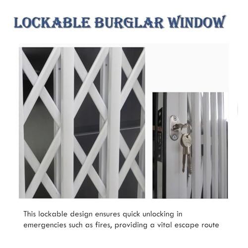 Clôture de protection pliante horizontale push-pull alu 135x125cm - 5