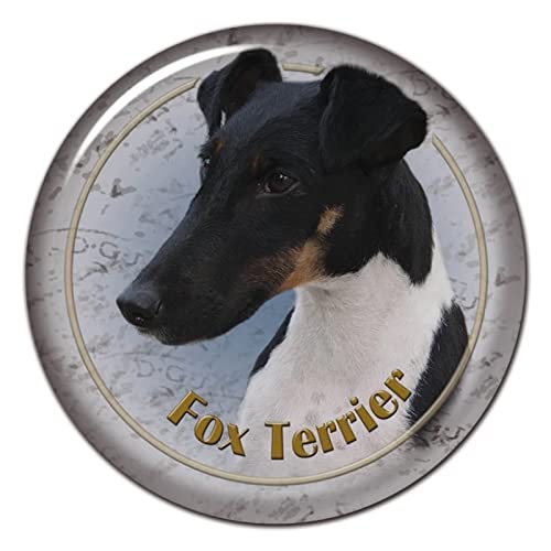 ZHTDXYS Fox Terrier Perro Etiqueta Engomada Del Coche Decoraciones En Parachoques Ventana Trasera Laptop Calcomanía 2 Piezas 23X23 Cm.Estilo A Cover