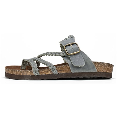 Image of White Mountain Women's Hayleigh Braided Footbed Sandal