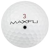 maxflix Golfbälle Maxfli Mix Golf Ball Unisex Erwachsene, Einheitsgröße, weiß