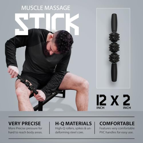 Rodillo de espuma ASA Techmed para ejercicio, kit de 5 piezas para rodillo dorsal y equipo de fisioterapia para recuperación muscular, entrenamiento de movilidad, alivio del dolor y atletas miniatura 3