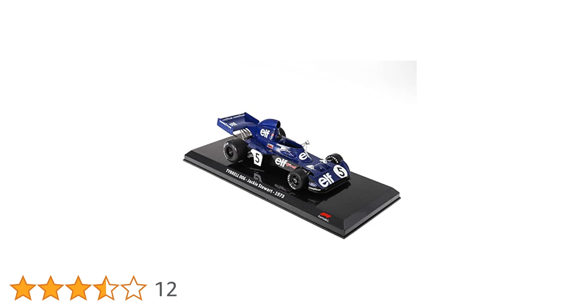 Tyrrell 006 Jackie Stewart 1973 1/24スケール 1973 Tyrrell 006 Stewart – formula143