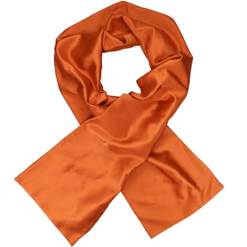 tiemart Double Layer Premium Scarf, 9.5 by 65 inch
