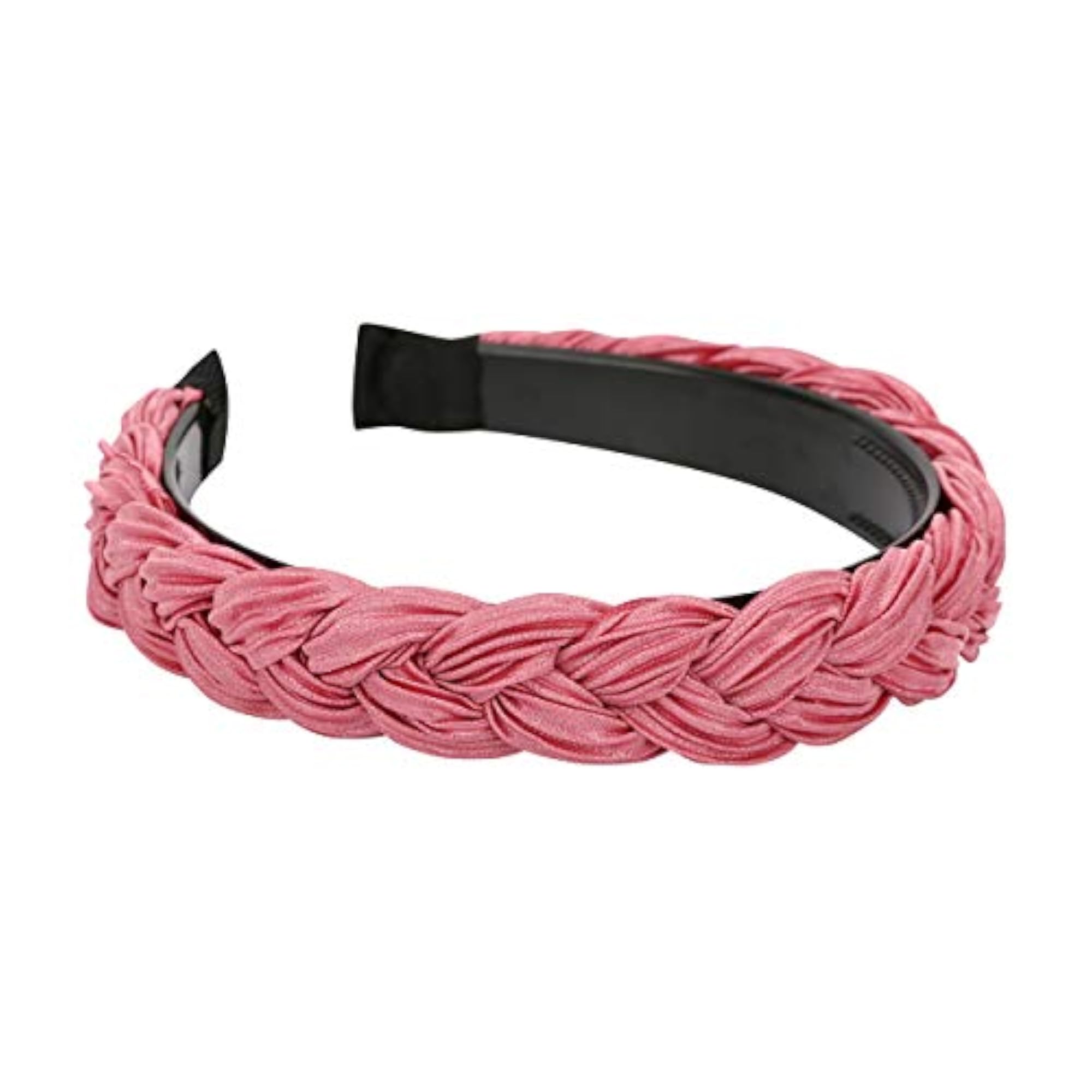 Fabric and Plastic Braid Shape Hair Band, Elegant Hair Accessories