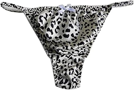 6pcs Women's Silk G-Strings Thongs Panties Flower - Image 3