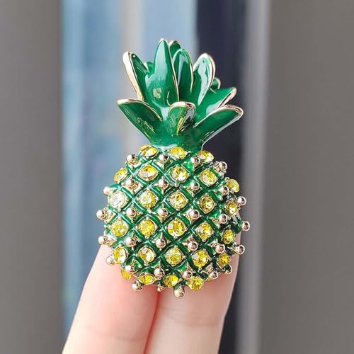 Image of BeeGift Rhinestone Fruit Brooch Pin for Women Girls,Lemon /Pomegranate /Watermelon /Banana /Strawberry /Pineapple Fruit Brooch Cute Fruit Lapel Pin Jewelry Gift for Women