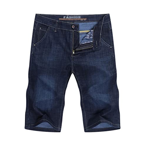 Short en jean coton pour homme avec une coupe straight haut de gamme