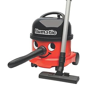 Numatic NRV200 Zylinder-Staubsauger, leistungsstark, rot