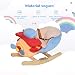 Homcom Caballo Balancin Niño Avion Peluche+Musica Cinturon Seguridad Caballito Infantil