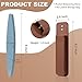 Knife Sharpener Stone Kit Pocket Sharpening Stones with Belt Clip PU Leather Sheath Outdoor Portable Whetstone Oval Sharpening Stone 230 mm Garden Tool Sharpening Stone for Bushcraft Camping Field
