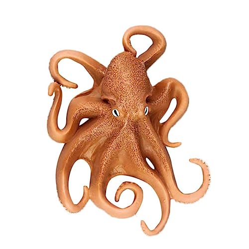 ibasenice Pulpo De Juguete Modelo De Simulación para Niños Pequeño, Color Natural, Modelo Animal Educativo, Adecuado para Decoración y Aprendizaje Infantil ibasenice Pulpo De Juguete Modelo De Simulación para Niños Pequeño, Color Natural, Modelo Animal Educativo, Adecuado para Decoración y Aprendizaje Infantil