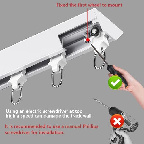 Barre de douche 1,5m extensible et stable pour rénovation de plafond - 6