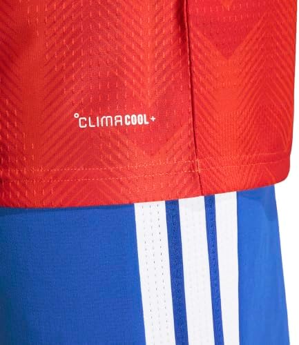 adidas Mens Chile 26 Home Authentic Jersey Soccer Cleats - Red - Size 2XL — view 6