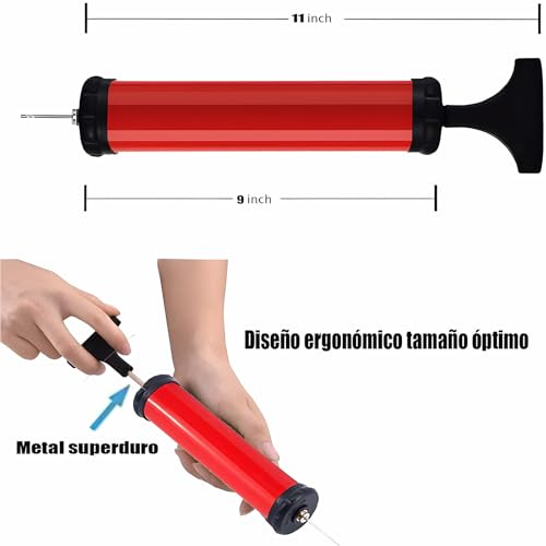 Accesorios De Futbol, Tools bomba inflar balones Marca MACK222 (2)