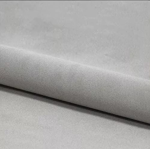 Velvet Fabric Sheets, Self-Adhesive, Grey, 60 x30 cm, 1pcs