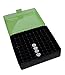 MTM P-100-44-16T 100 Round Flip-Top Ammo Box 41/44/45 Cal, USA Made, Clear Green/Black