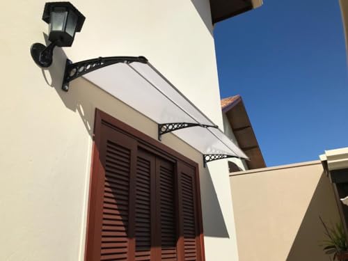 Toldo Policarbonato 2,00x0,50m Portas e Janelas Megatools Cobertura Chuvas