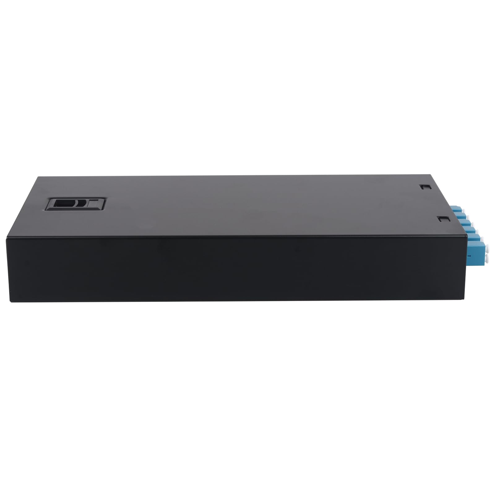 Xunsomt-6 Boîtier de montage en rack duplex monomode 12 ports LC + plateaux d'épissure câbles fibre bobine LC-UPC Kit (comprend des tresses et des coupleurs)