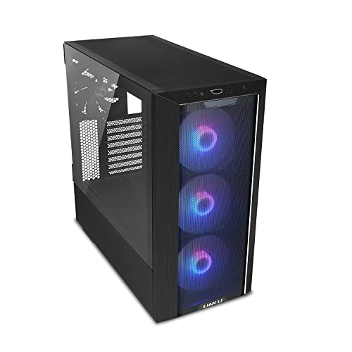 Image of Lian Li Aluminium Lancool Iii RGB Mid-Tower Computer Casei Gaming Pc Cabinet- Black|Supports-Eatx /ATX /Micro-ATX /Mini-Itx|Pre-Installed 3X140Mm Argb Front Fans&1X140Mm Pwm Rear Fan-G99.Lan3Rx.in