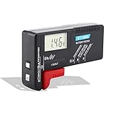 【MULTIFUNKTION】: Testen Sie mehrere Batteriegrößen in einer Einheit. (1,5 V: AAA, HP16, MN2400, R03, AA, HP7, MN1500, UM3, C, HP11, MN1400, SP11, LR14, UM2, D, HP2, MN1300, SP2, R20, UM1; 9V: PP3, MN1604, 6F22, 006P)