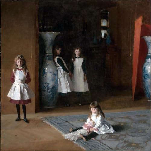 Reproduction d'art John Singer Sargent Les filles d'Edward Darley Boit 1882 toile roulée de 101x127 cm