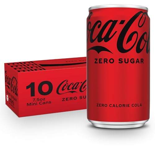 Coca-Cola Coke Zero Sugar Diet Soda, 10 Pack