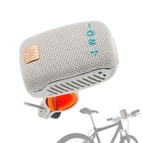 Genérico Altavoz BT Portátil para Bicicleta, Altavoces De Bicicleta BT Impermeables, Mini Altavoz Estéreo Al Aire Libre con Radio FM, para Ciclismo