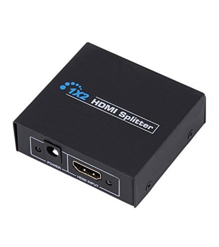 BigPlayer 1x2 HDMI Display Splitter 4K 30Hz Full HD 1080P Video Distribution Box for TV Monitor Projector Dual Screen