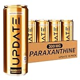 Drink Update No Sugar, Caffeine-Free Energy - Jitter and Crash Free, No Overstimulation, Healthy, Natural, Improved Focus, No Sucralose, No Artificial Flavors with Paraxanthine (Mandarin, 12 Pack)