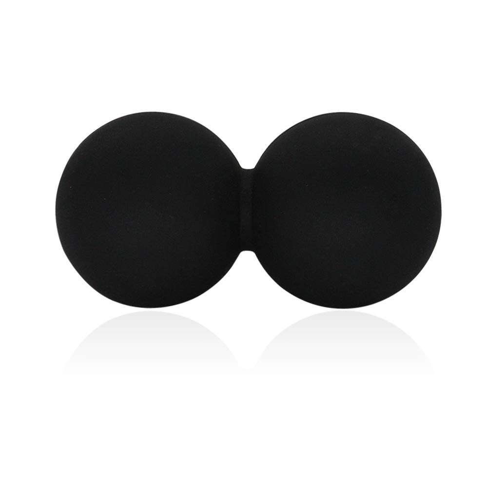 ValueHall Double Massage Ball，Silicone Stress Ball Lacrosse Ball, Yoga Peanut Ball for Muscle Relax, Deep Tissue Massage Tool for Back,Foot,Neck V7046