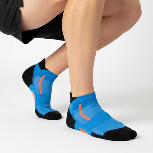 Image of Sockscarving Feel The Comfort Ankle Socks For Men Cotton, Gym Socks For Men WorkOut Breathable Low Cut Sports Socks With Heel Tab, Moisture Wicking, Pull On & Stretchable Free Size