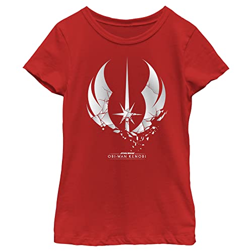 STAR WARS Shattered Jedi Logo Girls Short Sleeve Tee Shirt