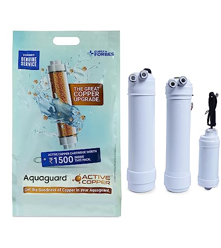Image of Eureka Forbes Dr. Aquaguard Classic+ Ea Uv Kit(Genuine Aquaguard Cartridge) with Active Copper,Long Lasting Cartridge (6000L)