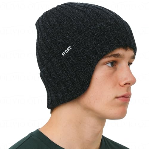Image of Olivio Winter 3-in-1 Set: Premium Knitted Beanie Hat, Insulated Thermal Gloves and Soft Fleece Lined Scarf for Men & Women - Cozy, Stylish, Warm Cold Weather Gear, Perfect for Outdoor Activities