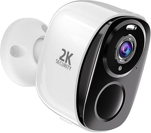Image of 5G /2.4G Wifi Security Cameras Wireless Outdoor , 2K Battery Powered WiFi Cameras with AI Motion Detection Spotlight Siren,Color Night Vision, 2-Way Talk, Waterproof, Cloud /SD Storage, Works w /Alexa