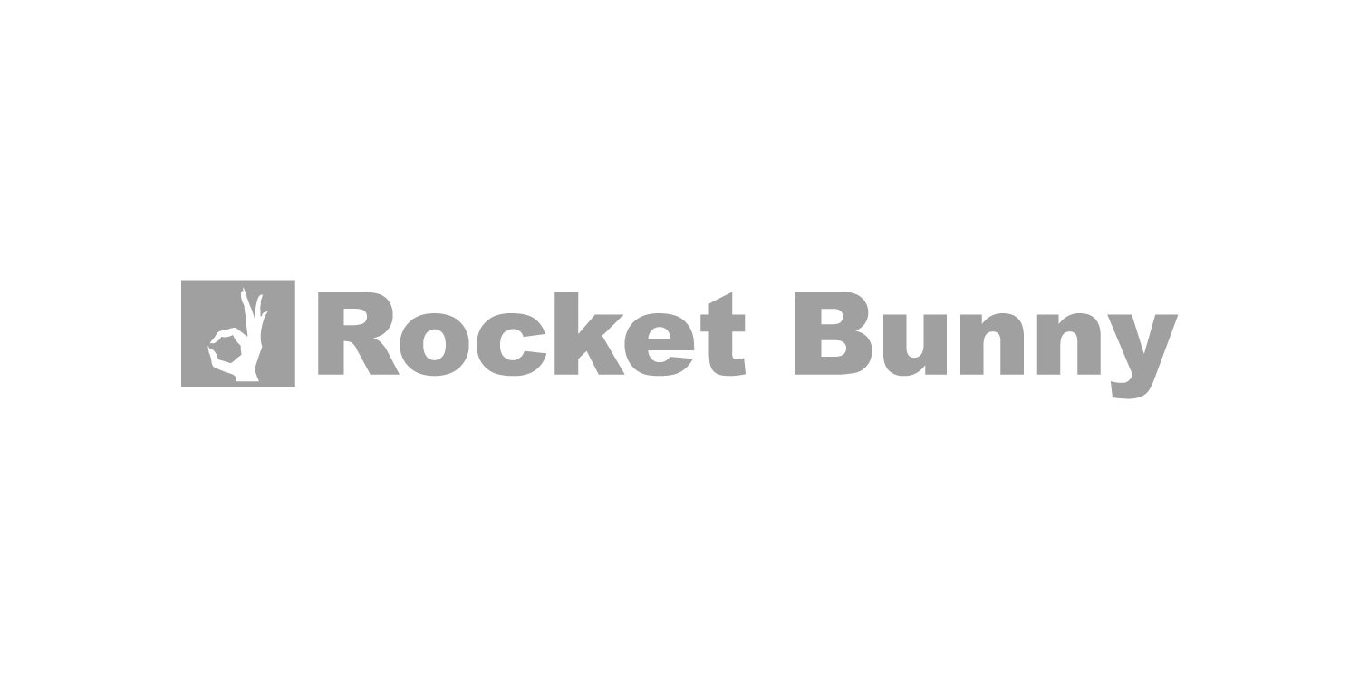 Amazon.co.jp: ROCKET BUNNY ロゴステッカー 抜き文字タイプ 24cm x 