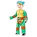 Amscan - Baby-Kostüm Teenage Mutant Ninja Turtles, Overall, gepolsterter Panzer, Mütze, 4 Augenmasken, Superhelden, TMNT, Schildkröte, Motto-Party, Karneval