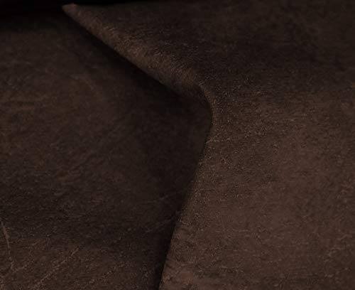 HAPPERS Polipiel para Tapizar 1 Metro con Ancho 140cm. Venta de Polipiel por Metros Sugan Color Marrón