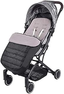 SONARIN Universal Premium Pushchair Footmuff,Waterproof and Windproof,Cosy Toes Fleece Lined Universal Fitting for Pushchairs Strollers Prams Buggy(Black)