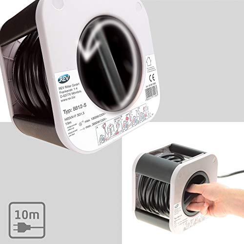 Cavo di prolunga, 4 prese, 10 m