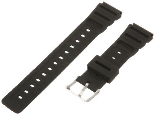 Timex Men's Q7B725 Resin Performance Sport 20Mm Black Replacement Watch Band #TOP1